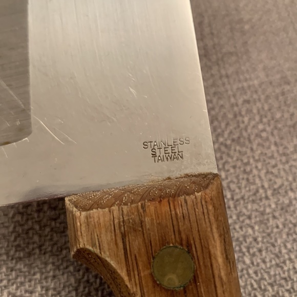 Chef’s Knife with Wood Handle - Picture 3 of 5